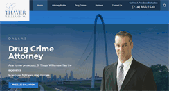 Desktop Screenshot of dallasdrugcrimesattorney.com