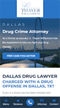 Mobile Screenshot of dallasdrugcrimesattorney.com